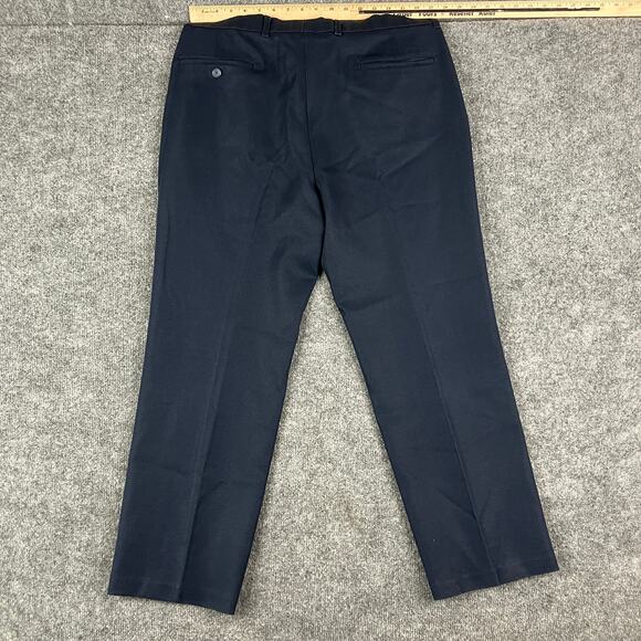 Levi's Action Slacks Mens Size 34 Navy Blue Dress PantsClassicFitBusiness Casual - Picture 7 of 8